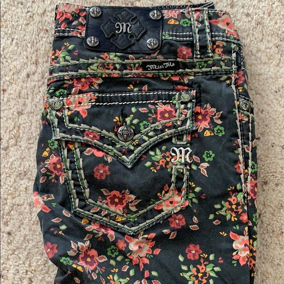 Miss Me Denim - Floral Miss Me Jeans
